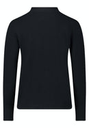 Stand Up Collar Jumper - Black
