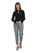 Stand Up Collar Jumper - Black