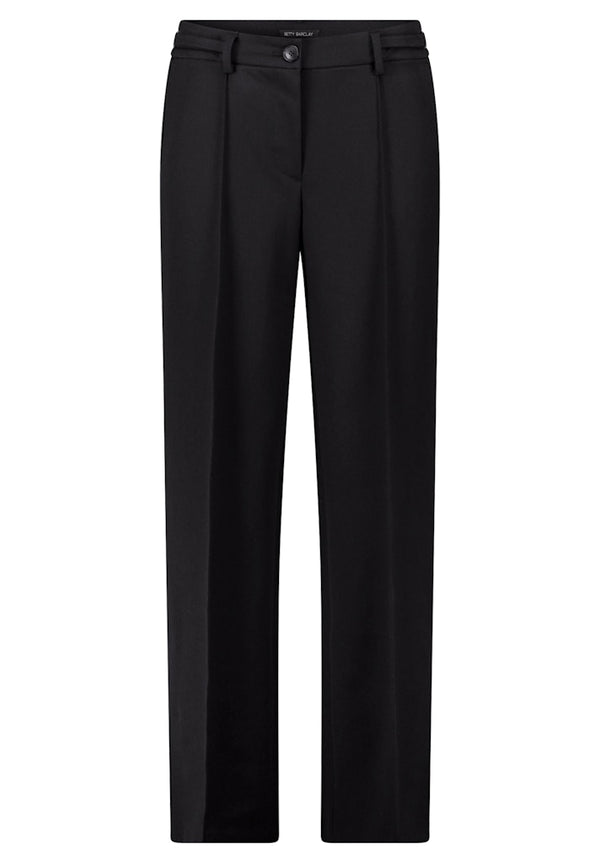Mid Rise Trousers - Black