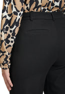 Mid Rise Trousers - Black