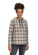 Stand Up Collar Sweater - Grey/black