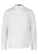 Plain Long Sleeve Blouse - Bright White