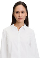 Plain Long Sleeve Blouse - Bright White