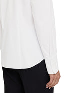 Plain Long Sleeve Blouse - Bright White