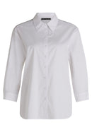 3/4 Sleeve Casual Blouse - Bright White