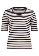 Striped T-Shirt - Nature/dark Blue