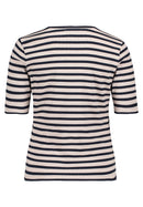 Striped T-Shirt - Nature/dark Blue