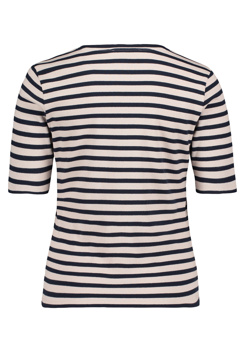 Striped T-Shirt - Nature/dark Blue
