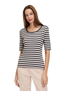 Striped T-Shirt - Nature/dark Blue