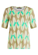 Graphic Short Sleeve Tee - Khaki/green