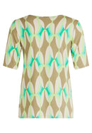 Graphic Short Sleeve Tee - Khaki/green
