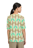 Graphic Short Sleeve Tee - Khaki/green