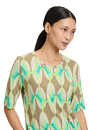 Graphic Short Sleeve Tee - Khaki/green