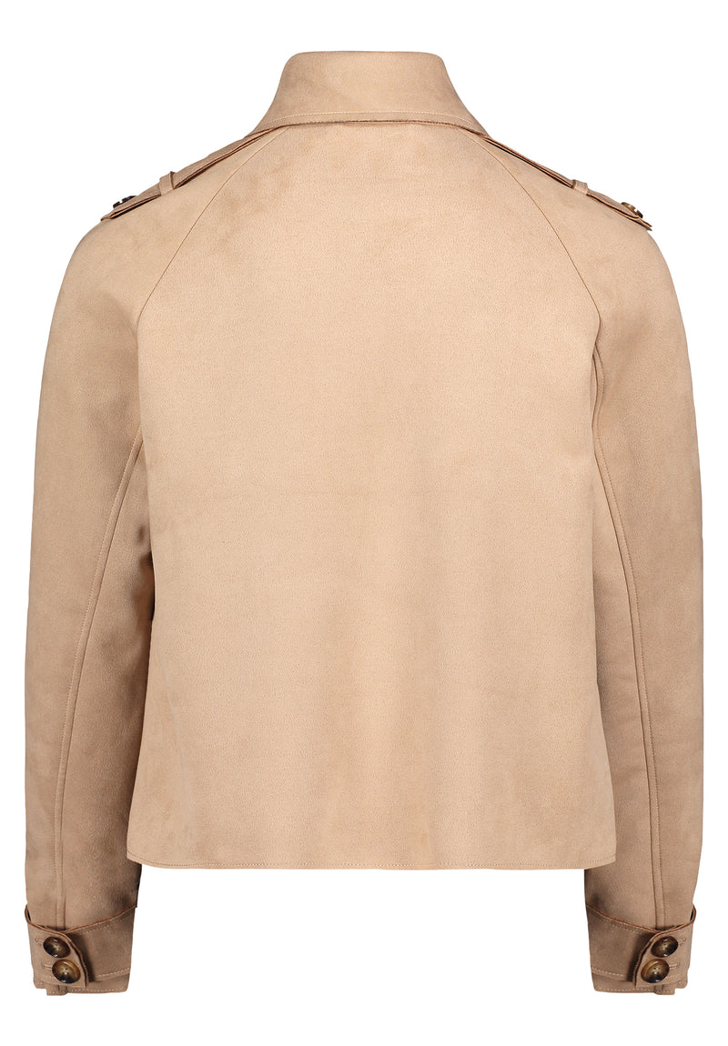 Short Blazer Jacket - Classic Beige