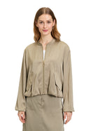 Short Casual Jacket - Soft Olive