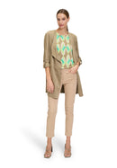Long Blazer Jacket - Soft Olive