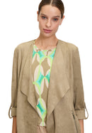 Long Blazer Jacket - Soft Olive