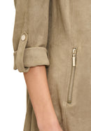 Long Blazer Jacket - Soft Olive