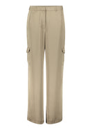 Cargo Style Trousers - Soft Olive