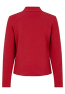 Button Cardigan - Red Scarlet