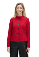 Button Cardigan - Red Scarlet