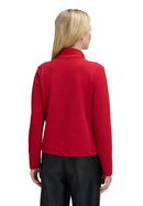 Button Cardigan - Red Scarlet