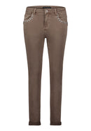 Slim Fit 7/8 Length Jeans - Falcon