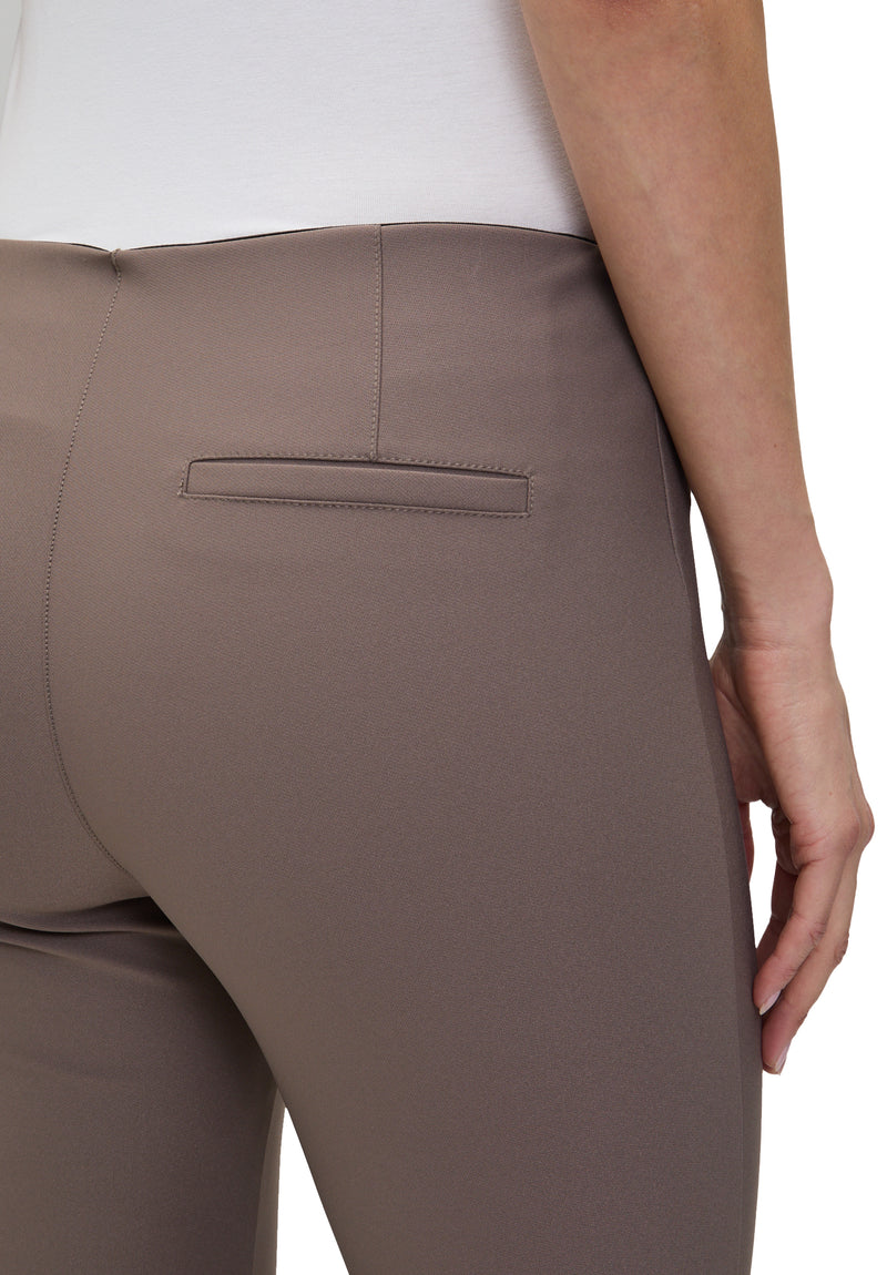 7/8 Length Plain Trouser - Falcon