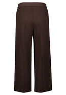 3/4 Length Relaxed Trouser - Light Maroon