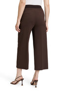 3/4 Length Relaxed Trouser - Light Maroon