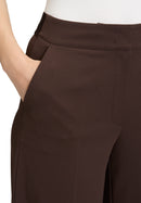 3/4 Length Relaxed Trouser - Light Maroon