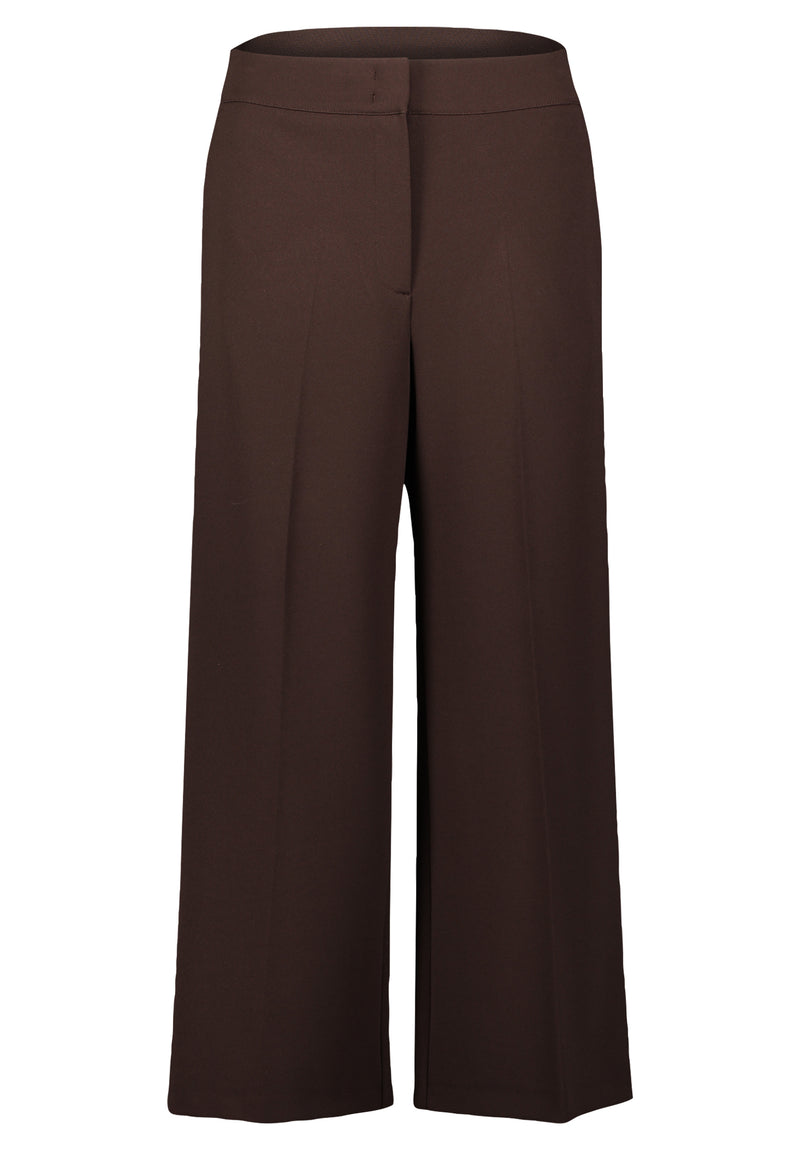 3/4 Length Relaxed Trouser - Light Maroon