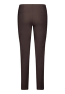 7/8 Length Plain Trouser - Light Maroon