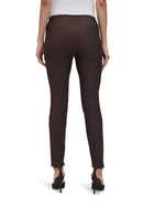 7/8 Length Plain Trouser - Light Maroon