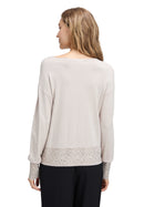 Round Neck Jumper - Light Beige Melange
