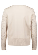 Round Neck Jumper - Pastel Sand