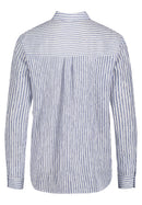 Striped Blouse - White & Blue