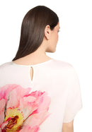 Floral Print T-Shirt - Patch Cream & Rose