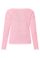 Bateau Neck Jumper - Sea Pink