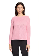 Bateau Neck Jumper - Sea Pink