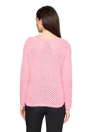 Bateau Neck Jumper - Sea Pink