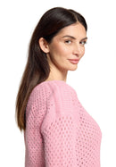 Bateau Neck Jumper - Sea Pink