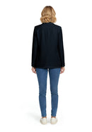 Single Breasted Blazer - Dark Sky