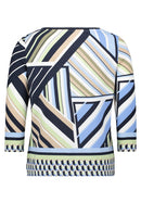 3/4 Sleeve T-Shirt - Blue & Green