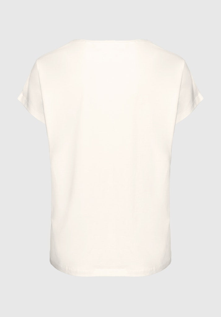 Natural Touch Print T-Shirt - White