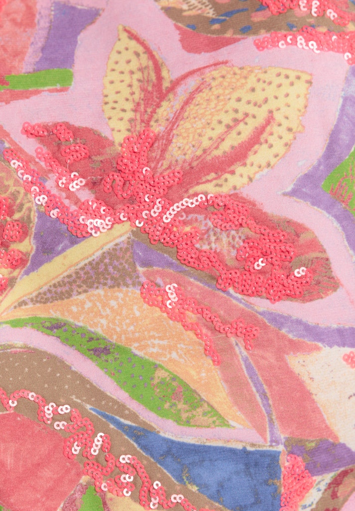 Natural Touch Front Print T-Shirt - Cream