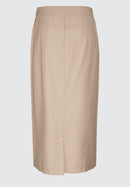 Natural Touch Midi Skirt - Cookie