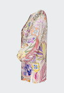 Natural Touch Print Blouse - Beige