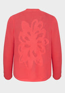 Natural Touch Zipped Jacket - Red