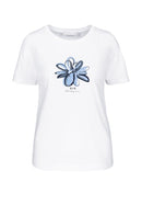 Blue Spirit Front Logo T-Shirt - White